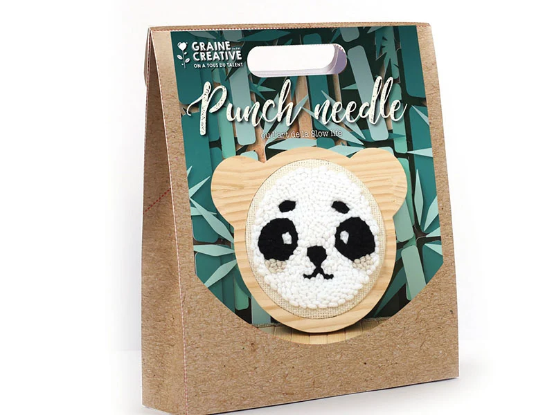 Kit punch needle panda 150 mm