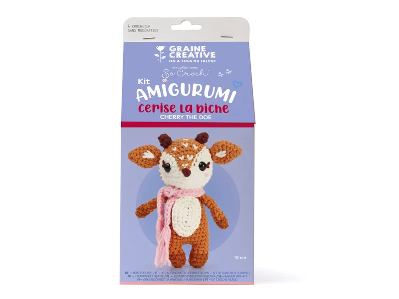 Kit crochet Cerise La biche - Graine Créative