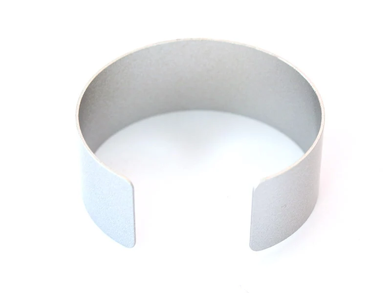 Bracelet manchette - 25 mm - couleur argent
