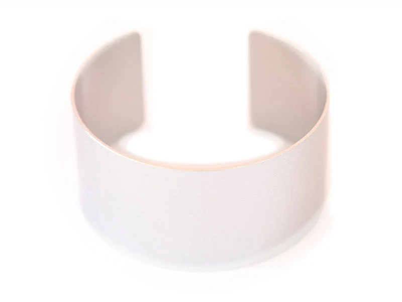 Bracelet manchette - 32 mm - couleur argenté