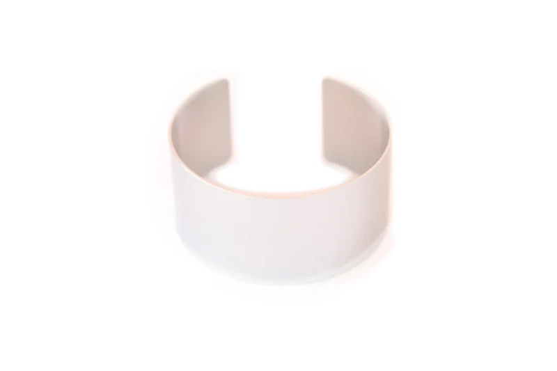 Bracelet manchette - 32 mm - couleur argenté