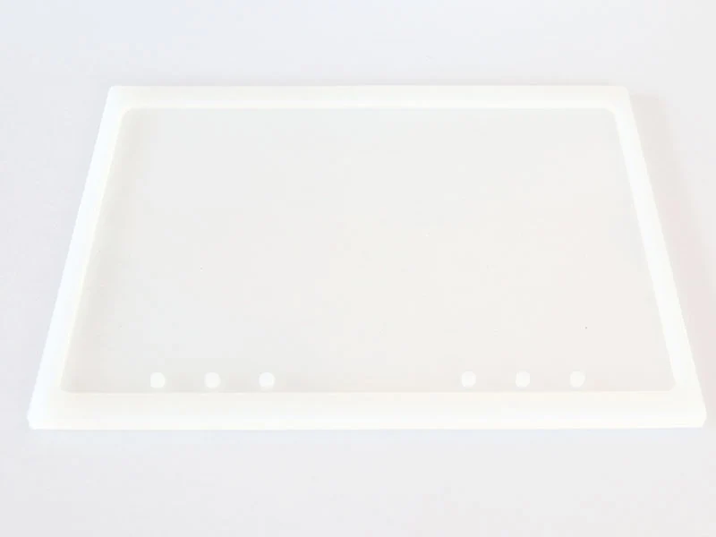 Moule silicone rectangle - pour résine et pâte polymère