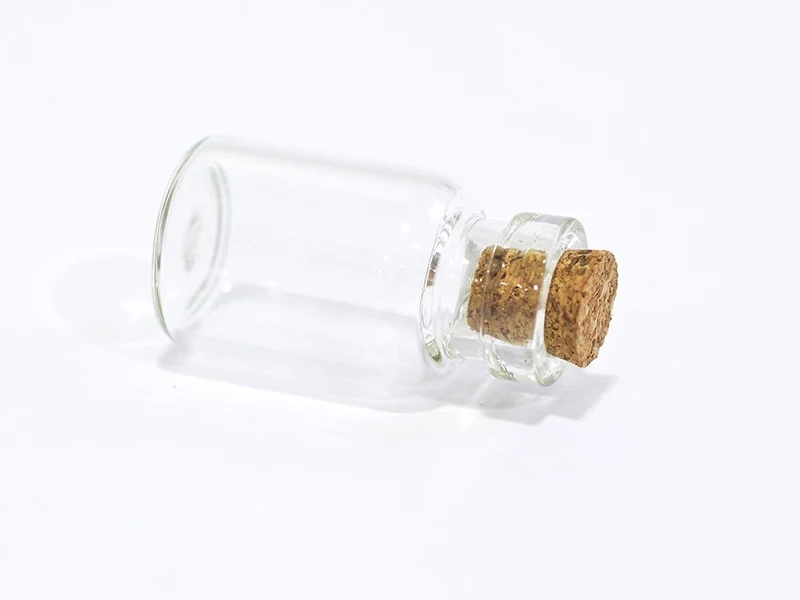 1 fiole en verre 2,6 cm