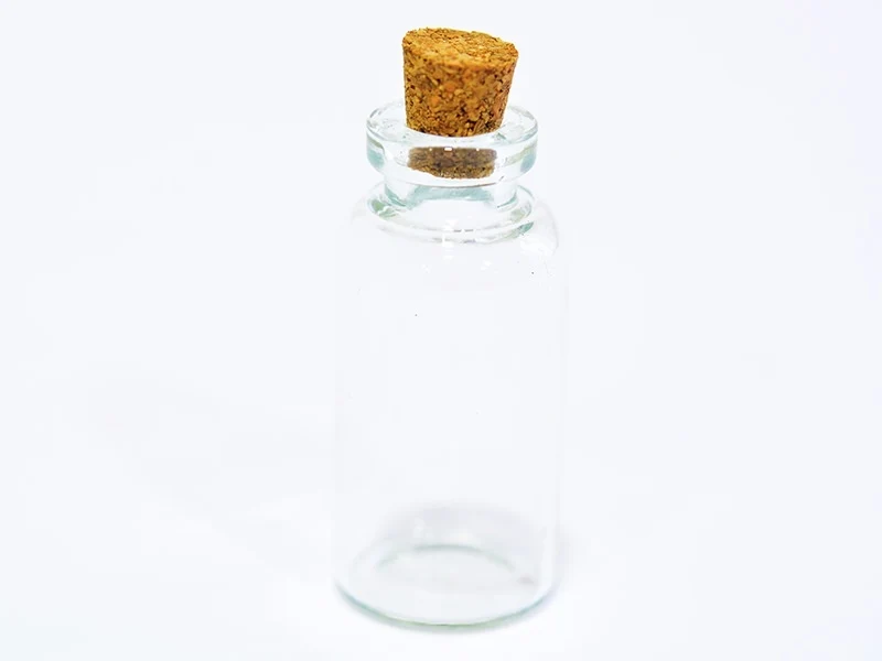 1 fiole en verre 4,5 cm