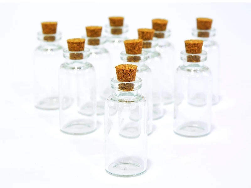 1 fiole en verre 4,5 cm