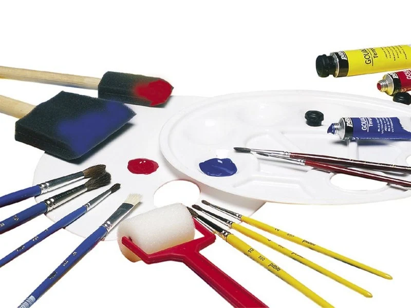 4 pots de gouache primaire primacolor