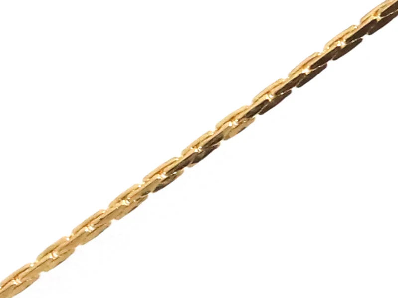 Chaîne serpentine 0,6 mm dorée x 20 cm