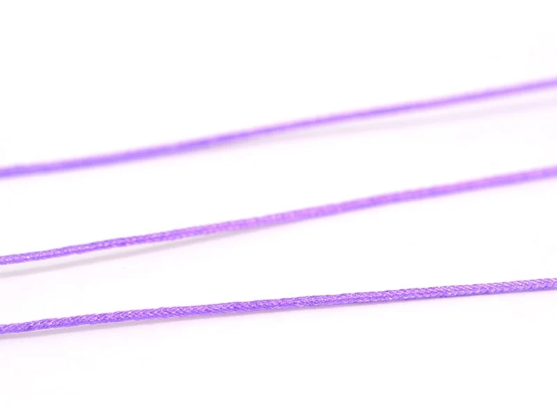 1 m de fil de jade / fil nylon tressé 1 mm - mauve