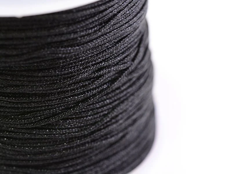 1 m de fil de jade / fil nylon tressé 1 mm - noir