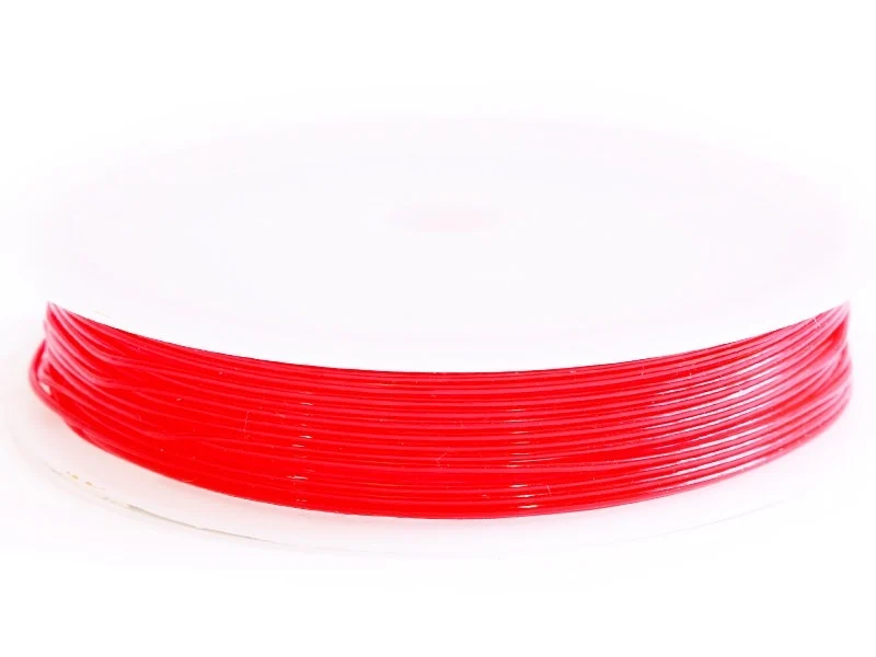 5 m de fil élastique 0,8 mm - rouge