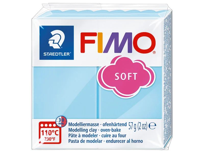 Pâte Fimo SOFT Pastel Bleu Aqua pastel 305