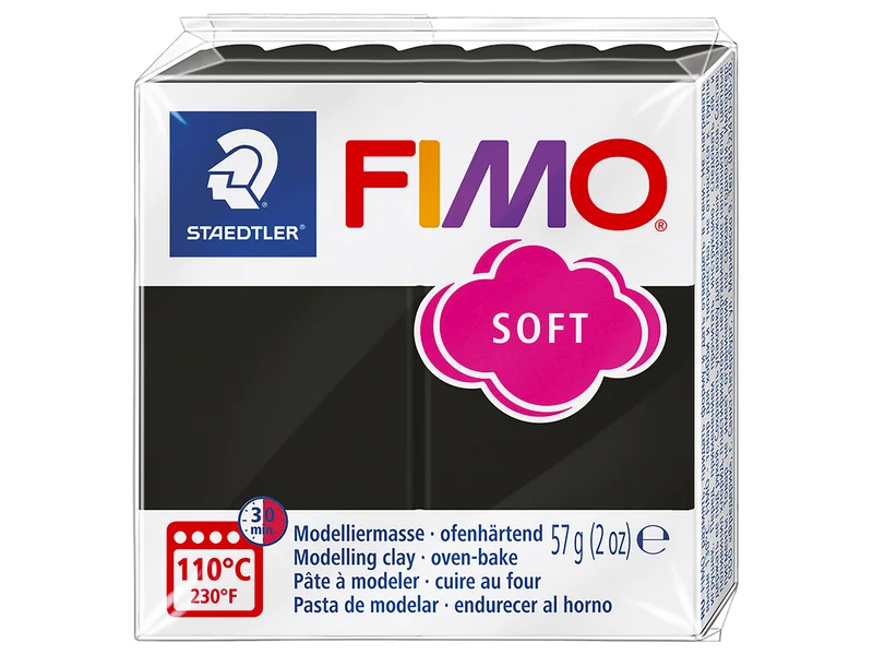 Pâte Fimo Soft Noir 9