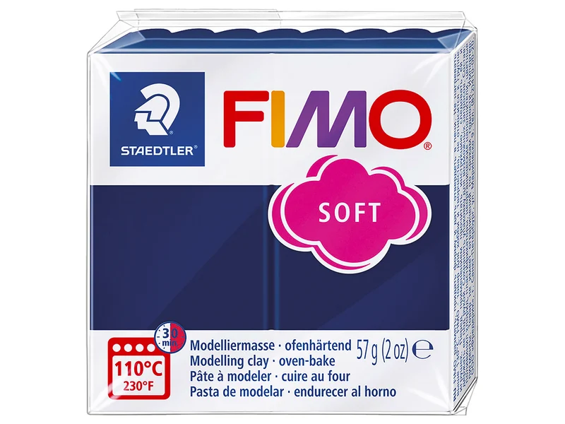 Pâte Fimo Soft Bleu Windsor 35