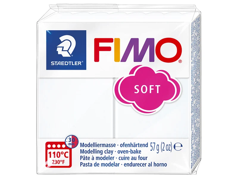 Pâte Fimo Soft Blanc 0