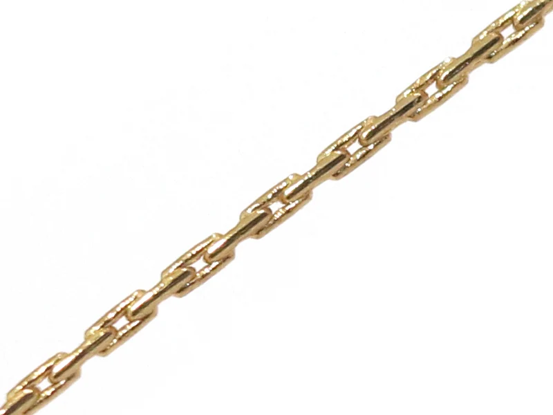 Chaîne serpentine 0,7 mm - doré à l'or fin 24 K x 20 cm