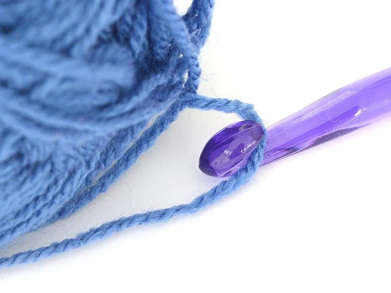 Crochet fluo 8 mm - Plastique