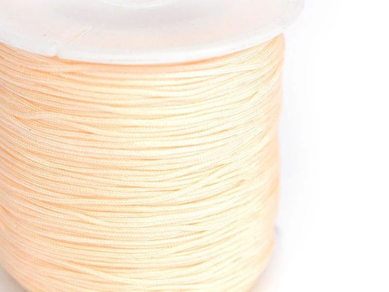 1 m de fil de jade / fil nylon tressé 1 mm - rose chair