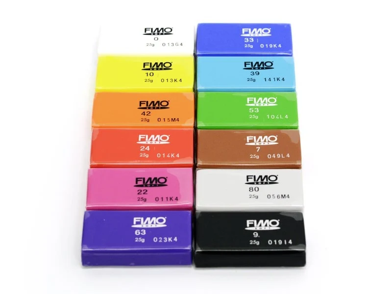 Coffret 12 demi-pains de pâte FIMO SOFT