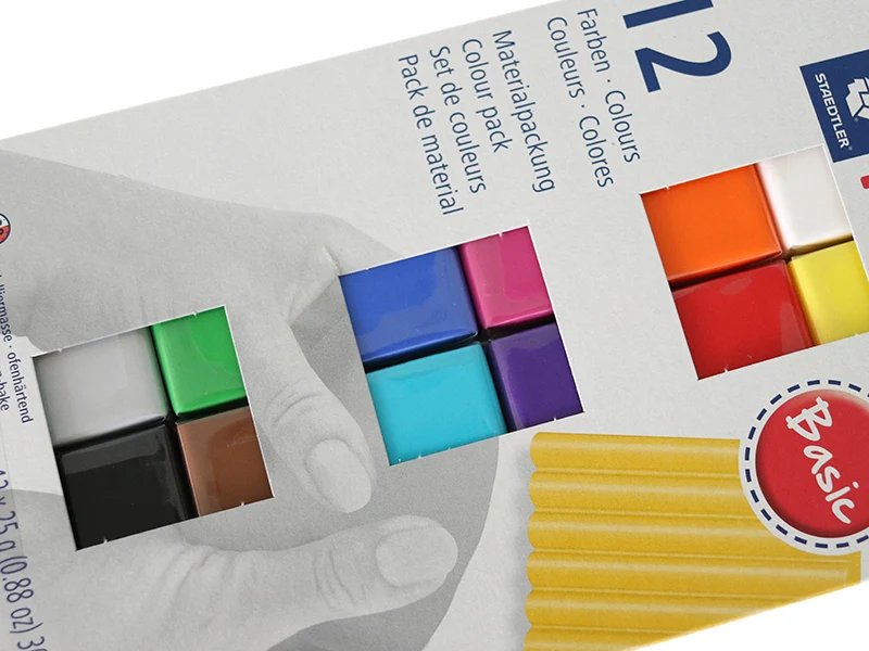 Coffret 12 demi-pains de pâte FIMO SOFT