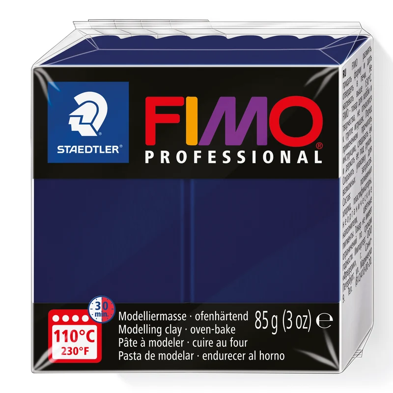 Pâte Fimo Pro bleu marine 34