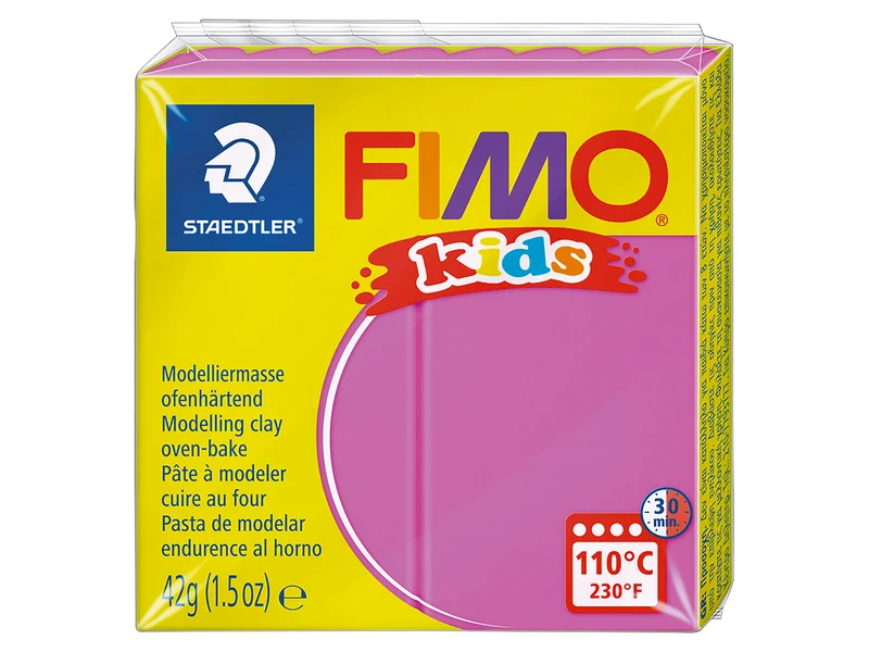 Pâte Fimo fushia 220 Kids
