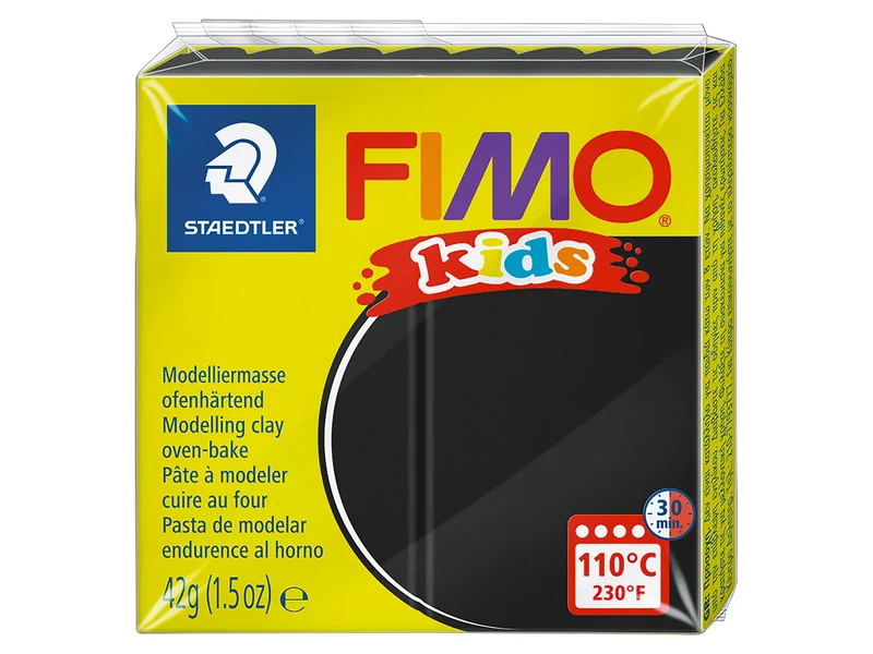 Pâte Fimo noir 9 Kids