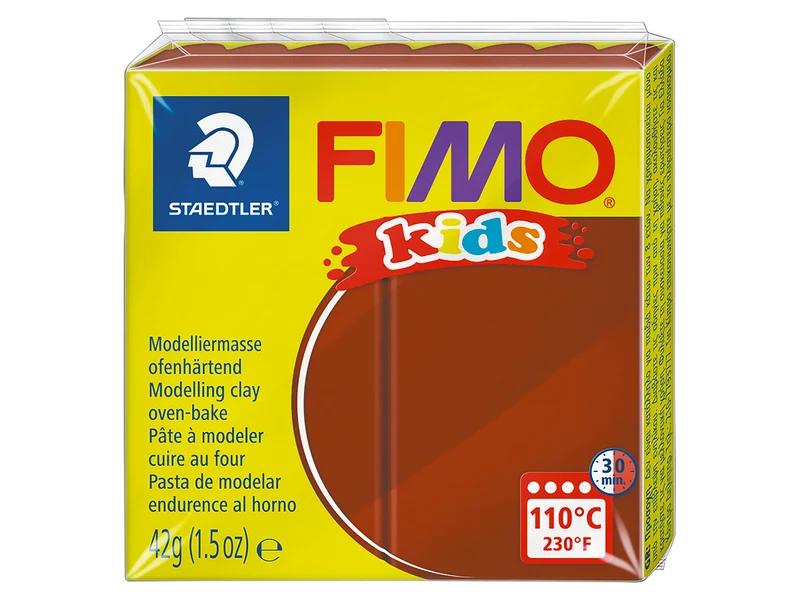 Pâte Fimo marron 7 Kids