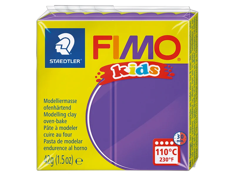 Pâte Fimo violet 6 Kids