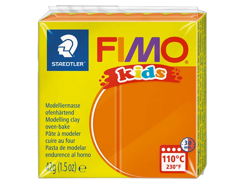Pâte Fimo orange 4 Kids