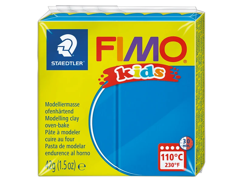 Pâte Fimo bleu 3 Kids