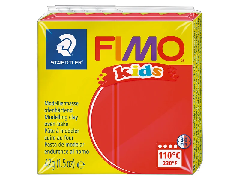 Pâte Fimo rouge 2 Kids